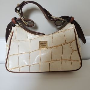 Authentic Dooney and Bourke crocodile embossed Shoulder bag
